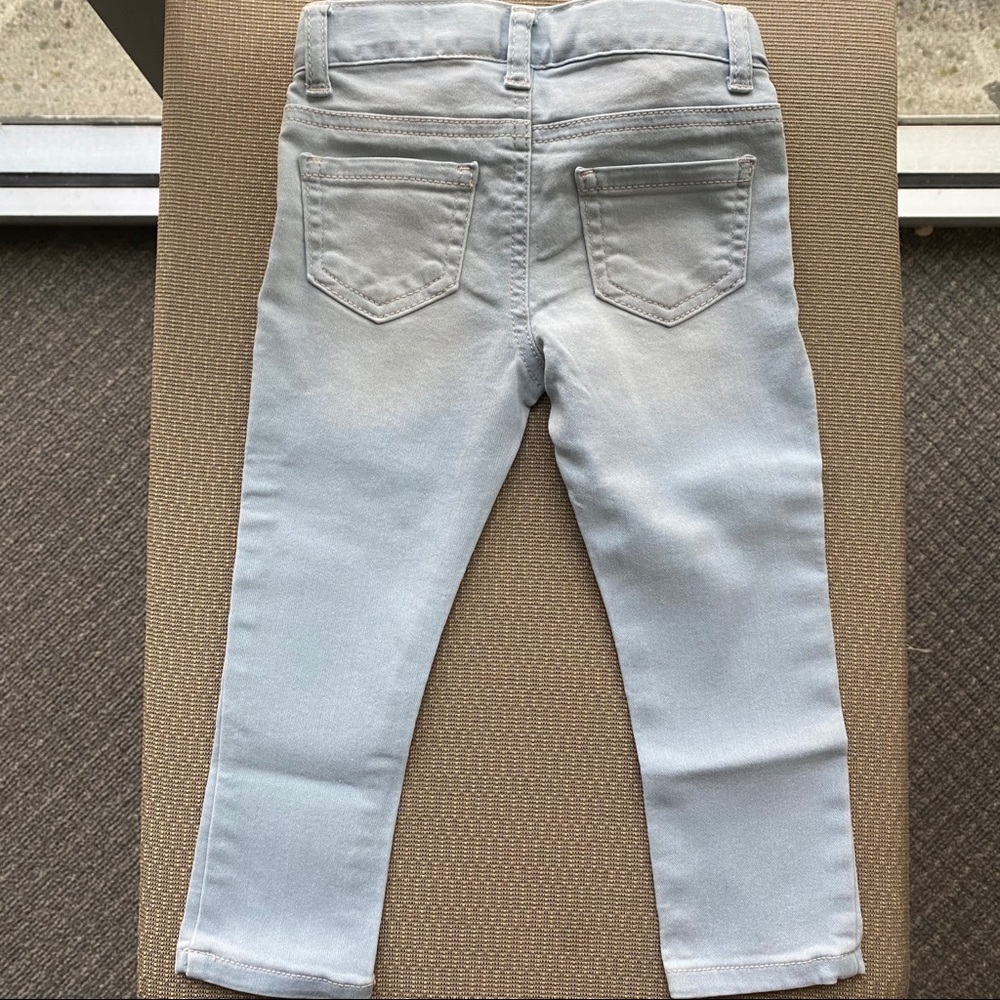 Cat & Jack Super Soft Jeggings- Light Blue NWT - Picture 3 of 4